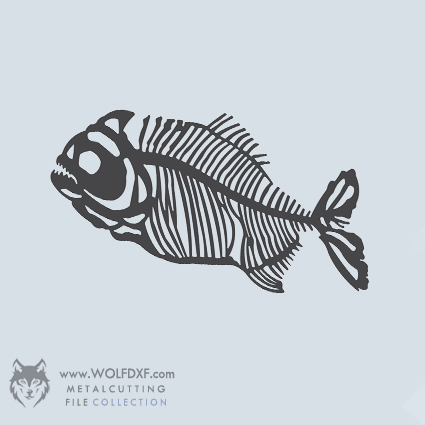 Fish Bone Wall Art Design