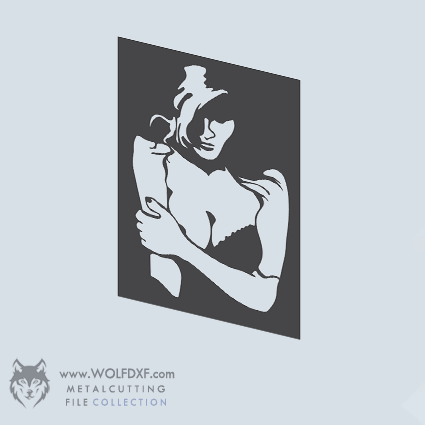 Hot Girl Wall Art Design