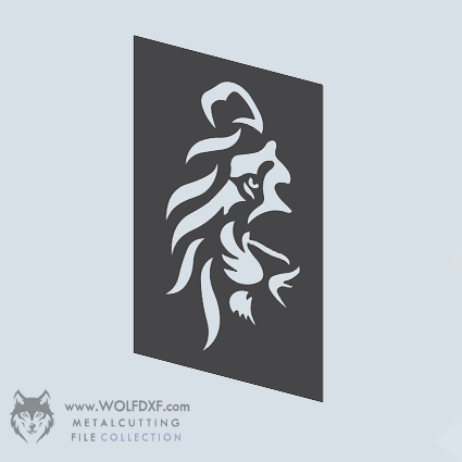 Lion Face Wall Art Decor Design